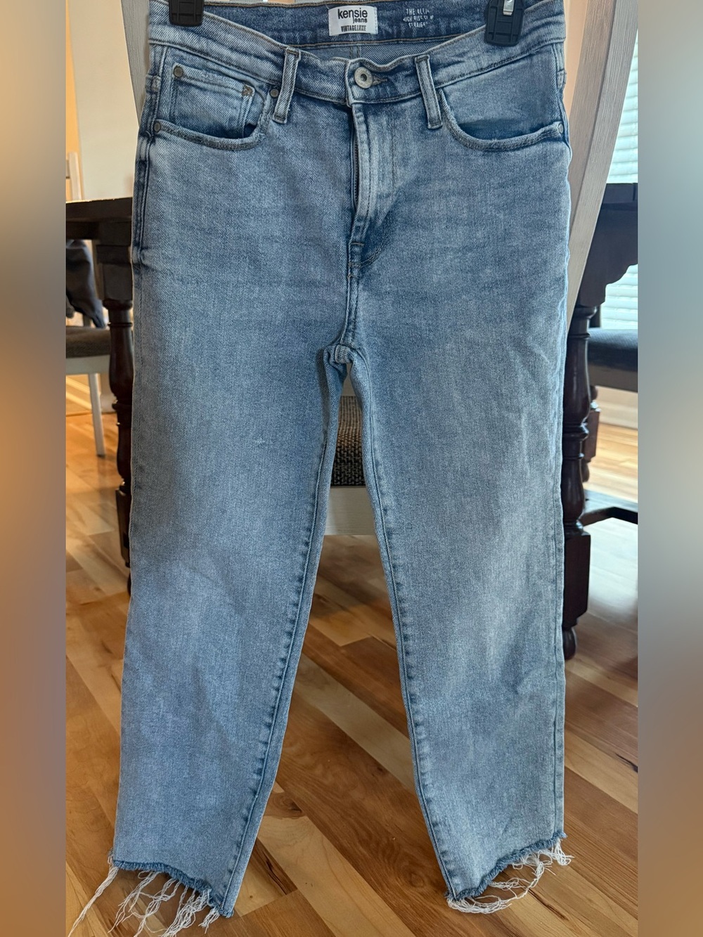 kensie Faded Light Blue Skinny women's Jeans